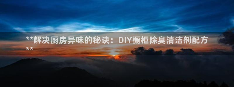 尊龙凯时怎么注销账号：**解决厨房异味的秘诀：DIY橱柜